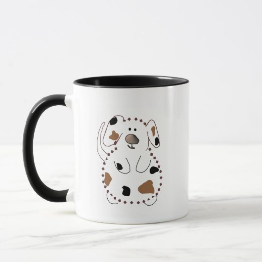 Mug Tshirts et cadeaux de chien de dessin animé (Gauche)