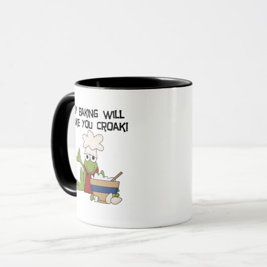 Mug Tshirts et cadeaux Frog Baker (Devant gauche)