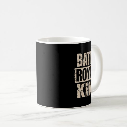 Mug Ttle Royale King Distressed Gamer (Devant droit)