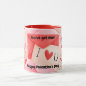 Mug Tu as du courrier pour la Saint-Valentin (Centre)