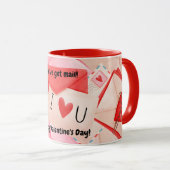 Mug Tu as du courrier pour la Saint-Valentin (Devant droit)