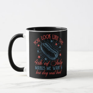 Mug Tu As L'Air 4 juillet, Retro 4 juillet,