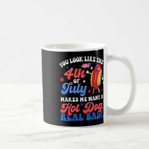 Mug Tu As L'Air Du 4 juillet Hot Dog Real D Ameri