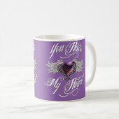 Mug Tu As Mon Coeur Rose (Devant droit)