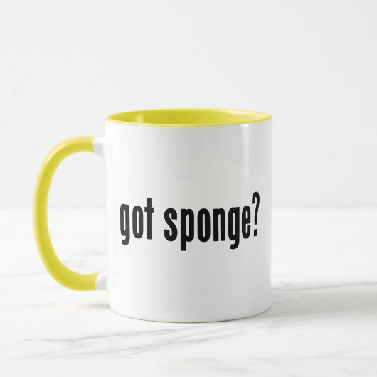 Mug tu as une éponge ? (Gauche)