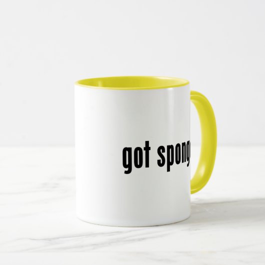 Mug tu as une éponge ? (Devant droit)