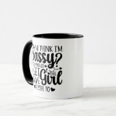 Mug Tu crois que je suis sûr que tu devrais rencontrer (Devant gauche)