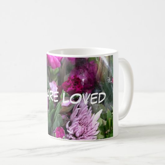 Mug "Tu es aimé" (Devant droit)