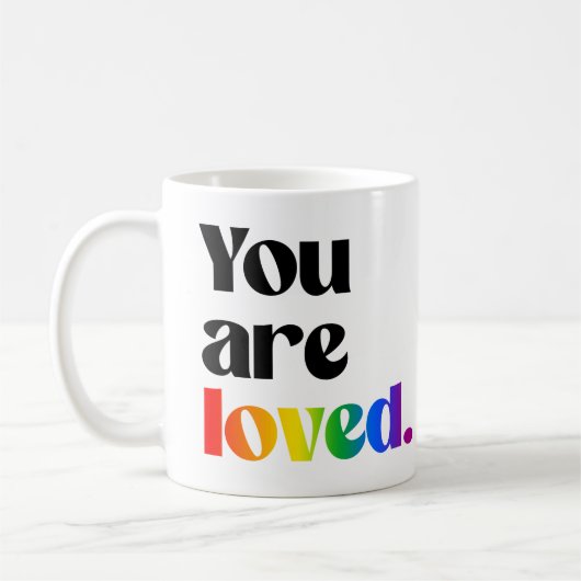 Mug Tu es aimé (Gauche)