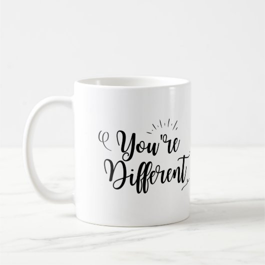 Mug "Tu Es Différent" (Gauche)