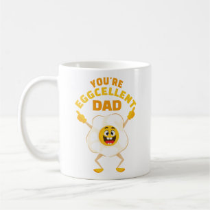 Mug Tu es Eggcellent Papa Fête des pères Anniversaire