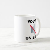 Mug Tu es en route (Devant droit)