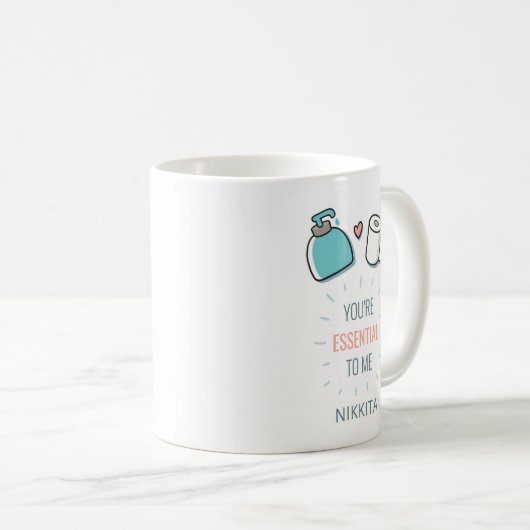 Mug Tu es Essentiel pour moi Amusante Maman de Valenti (Devant droit)