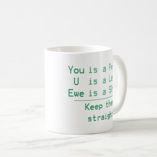 MUG TU ES EWE (Devant droit)