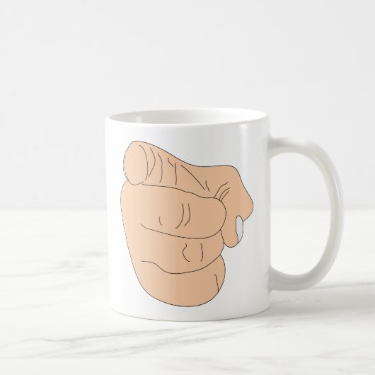Mug Tu es fired Finger (Droite)