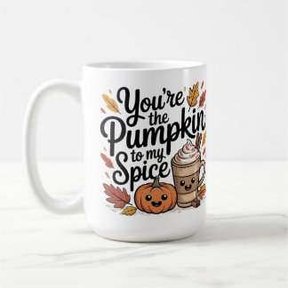 Mug Tu es la citrouille à ma cannelle citation mignonn