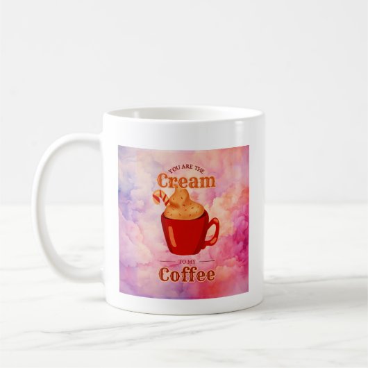 Mug Tu es la crème de mon café (Gauche)