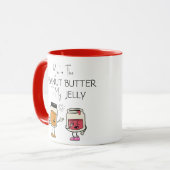Mug Tu es le beurre d'arachide à ma gelée drôle (Devant gauche)