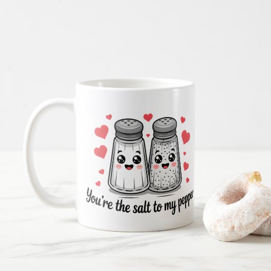 Mug Tu es le sel pour mon poivre (Avec donut)