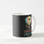 Mug Tu es ma plus douce aventure | Douce montgolfière  (Devant droit)