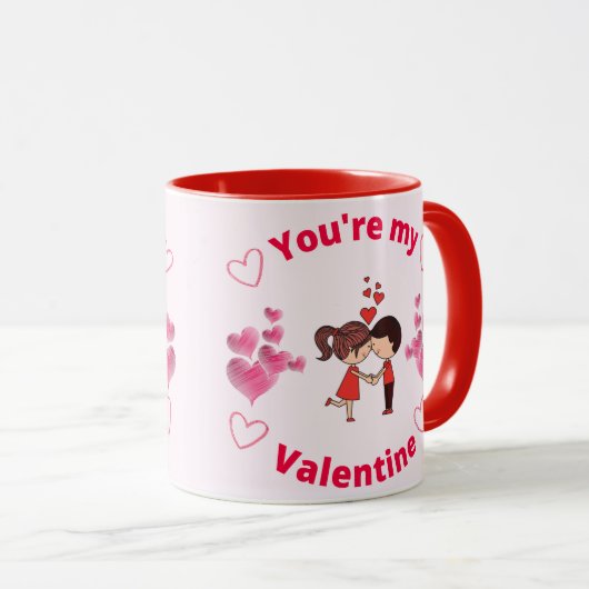 Mug Tu es ma Saint Valentin (Devant droit)