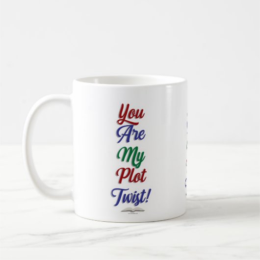Mug Tu Es Mon Flot Twist Drôle Livre Slogan (Gauche)