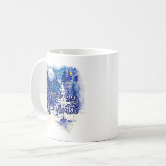 Mug Tu Es Mon Vrai Nord (Devant gauche)