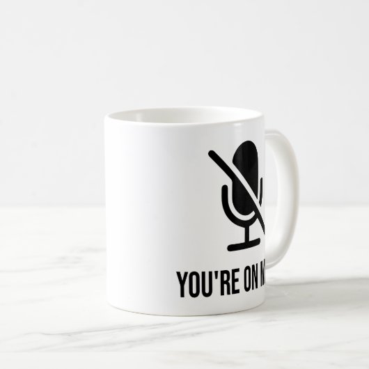 Mug Tu es muet (Devant droit)