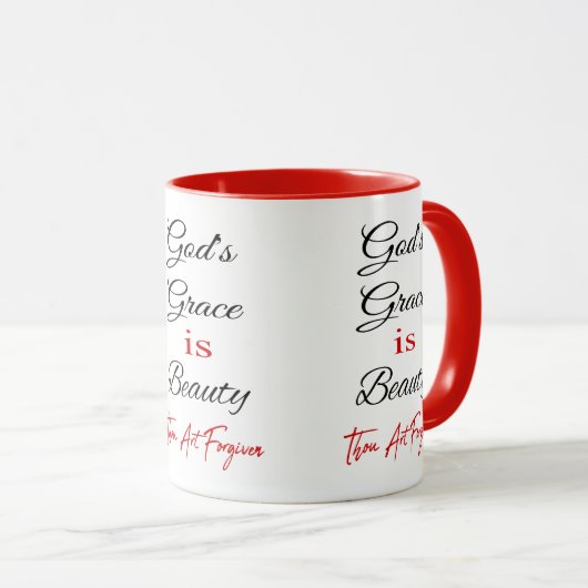 Mug Tu es pardonné (Devant droit)