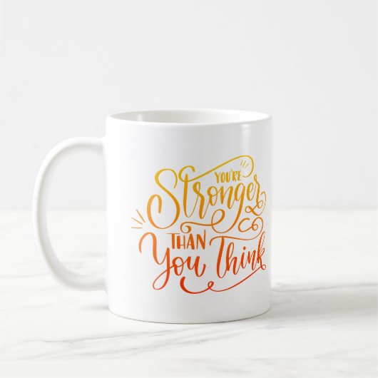 Mug tu es plus fort que tu ne penses (Gauche)