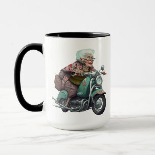 Mug Tu es seulement aussi vieille que tu te sens drôle