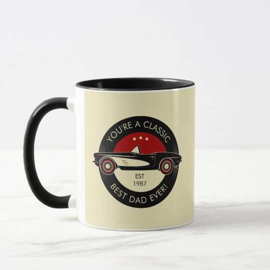 Mug Tu es un classique meilleur papa jamais Fête des p (Gauche)