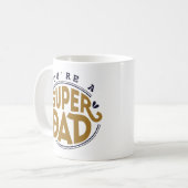 Mug Tu es un super papa | Fête des pères de typographi (Devant gauche)