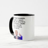 Mug Tu es vraiment une grande grand-mère vraiment, Tru (Devant gauche)