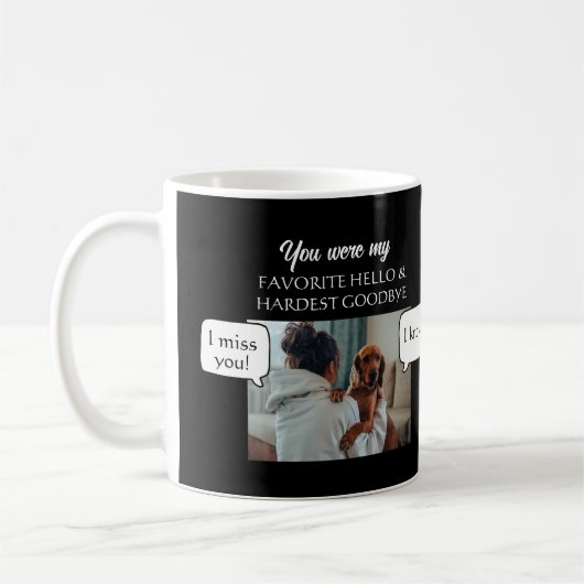 Mug Tu Étais Mon Bonjour Et Mon Adieu Le Plus Difficil (Gauche)