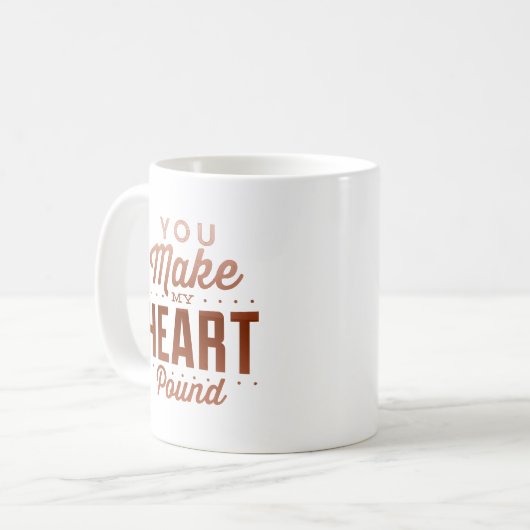 Mug tu fais mon coeur rond (Devant gauche)