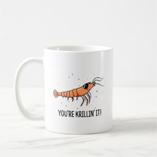 Mug Tu fais rire Krillin Pun de krill drôle