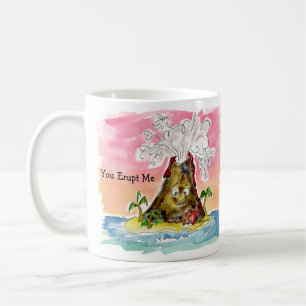 Mug Tu M'As Écrasé, Je T'Ai Lavé Le Volcan Du Dessin