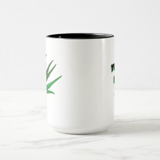 Mug Tu M'As Eu À Aloe | Funny Plante Pun (Centre)