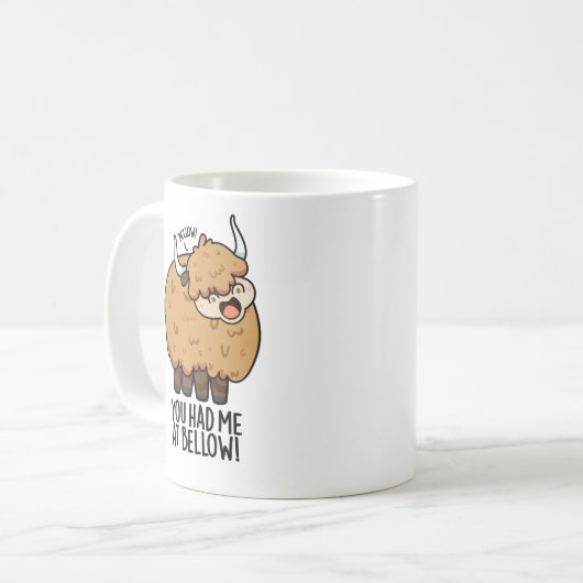 Mug Tu M'As Eu À Bellow Funny Yak Pun (Devant gauche)