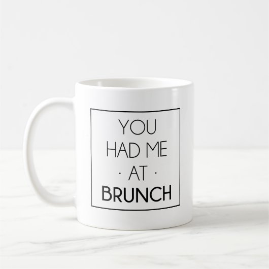 Mug Tu M'As Eu À Brunch (Gauche)