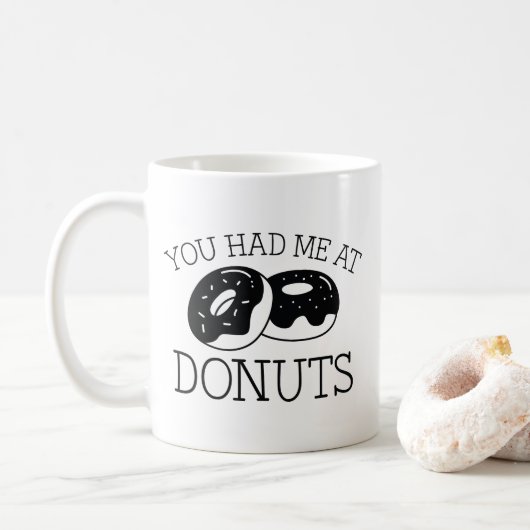 Mug Tu M'As Eu À Donuts (Avec donut)