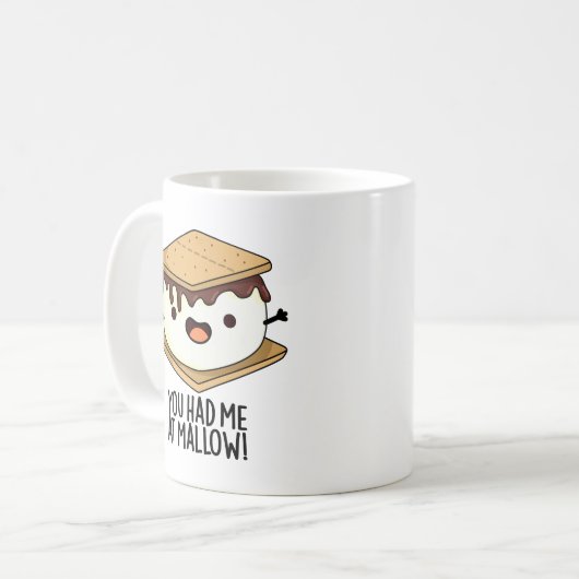 Mug Tu M'As Eu À Mallow Funny Smore Pun (Devant gauche)