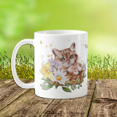 Mug Tu m'as eu à Meow Floral Cat