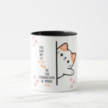 Tu m'as eu à Meow mignon chat