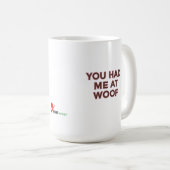 Mug Tu m'as eu à Ouah | Conception pour amateurs d'ani (Devant droit)