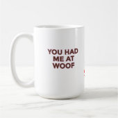 Mug Tu m'as eu à Ouah | Conception pour amateurs d'ani (Gauche)