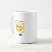 Mug Tu m'as eu au poisson (Devant gauche)