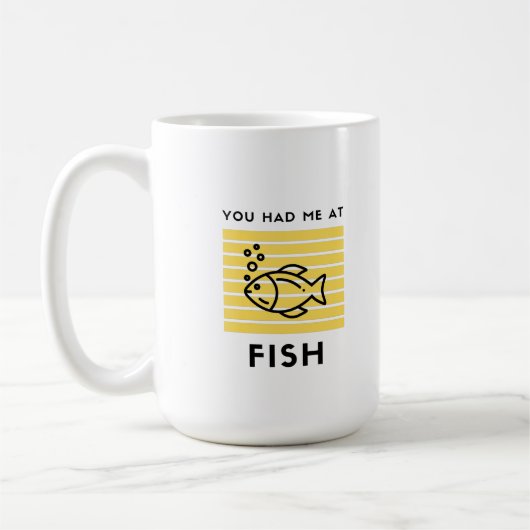 Mug Tu m'as eu au poisson (Gauche)