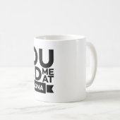 Mug Tu m'as eu avec Lasagne - Amoureux de Lasagne (Devant droit)